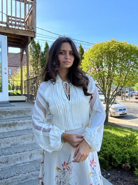 Ramy Brook Romantic Blouse  (Blouse Only) 

Long Sleeve w raw edge detail 