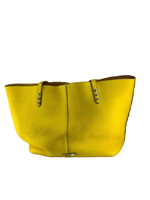 Rebecca Minkoff Silver Studs 2 Handles Tote Bag with wristlet 