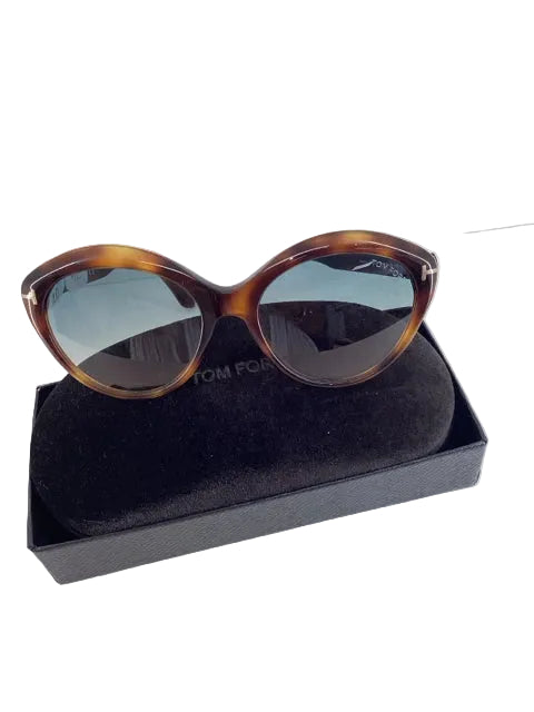 Tom Ford Acrylic Tortoise Shell Maxine Sunglasses in Case TF763 53P 56/18
