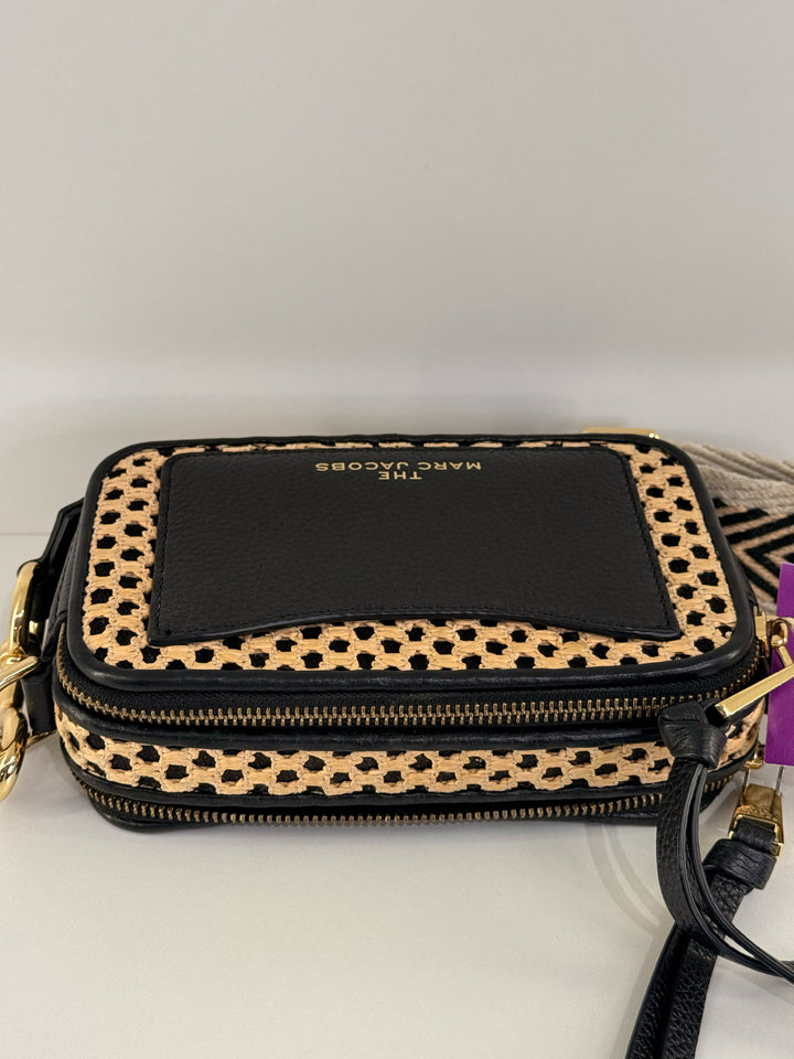Marc Jacobs Black/Beige Leather Cross Body Bag