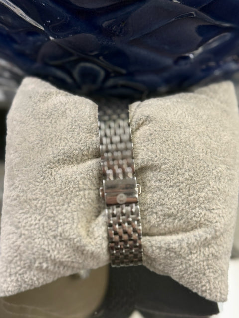 Michele Coquette Pink Face Diamond Bezel Designer Watch