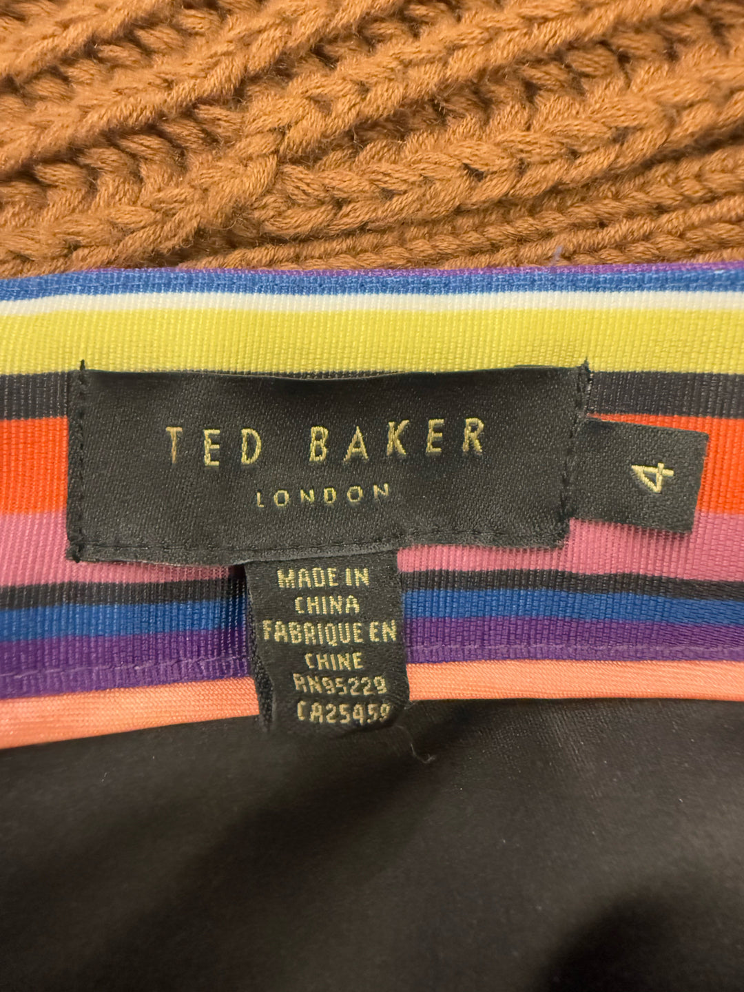 Ted Baker Multi Color Floral Flair Pleated Skirt