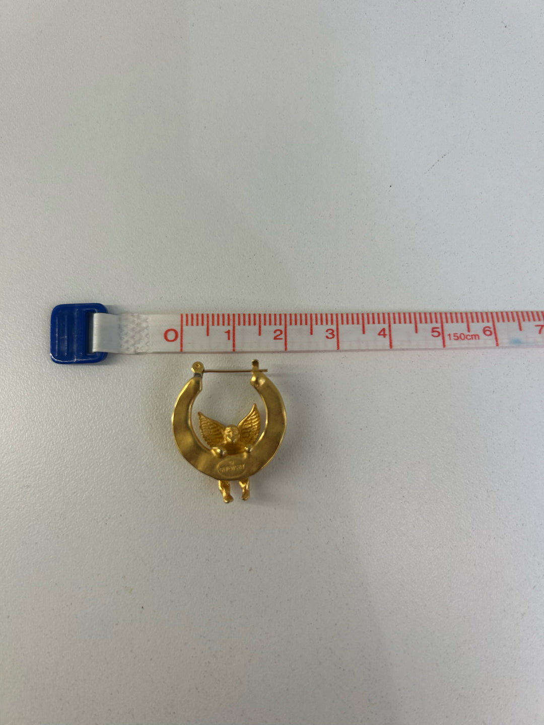 Vintage Givenchy Pierced Cherub Earrings