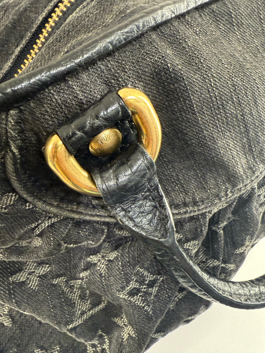 Louis Vuitton Black Denim Neo Cabi MM Designer Bag
