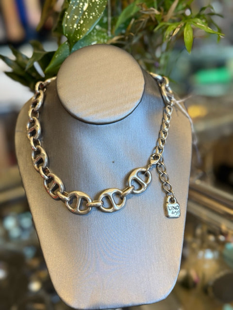 Uno De 50 Necklace Mariner Link Chunky