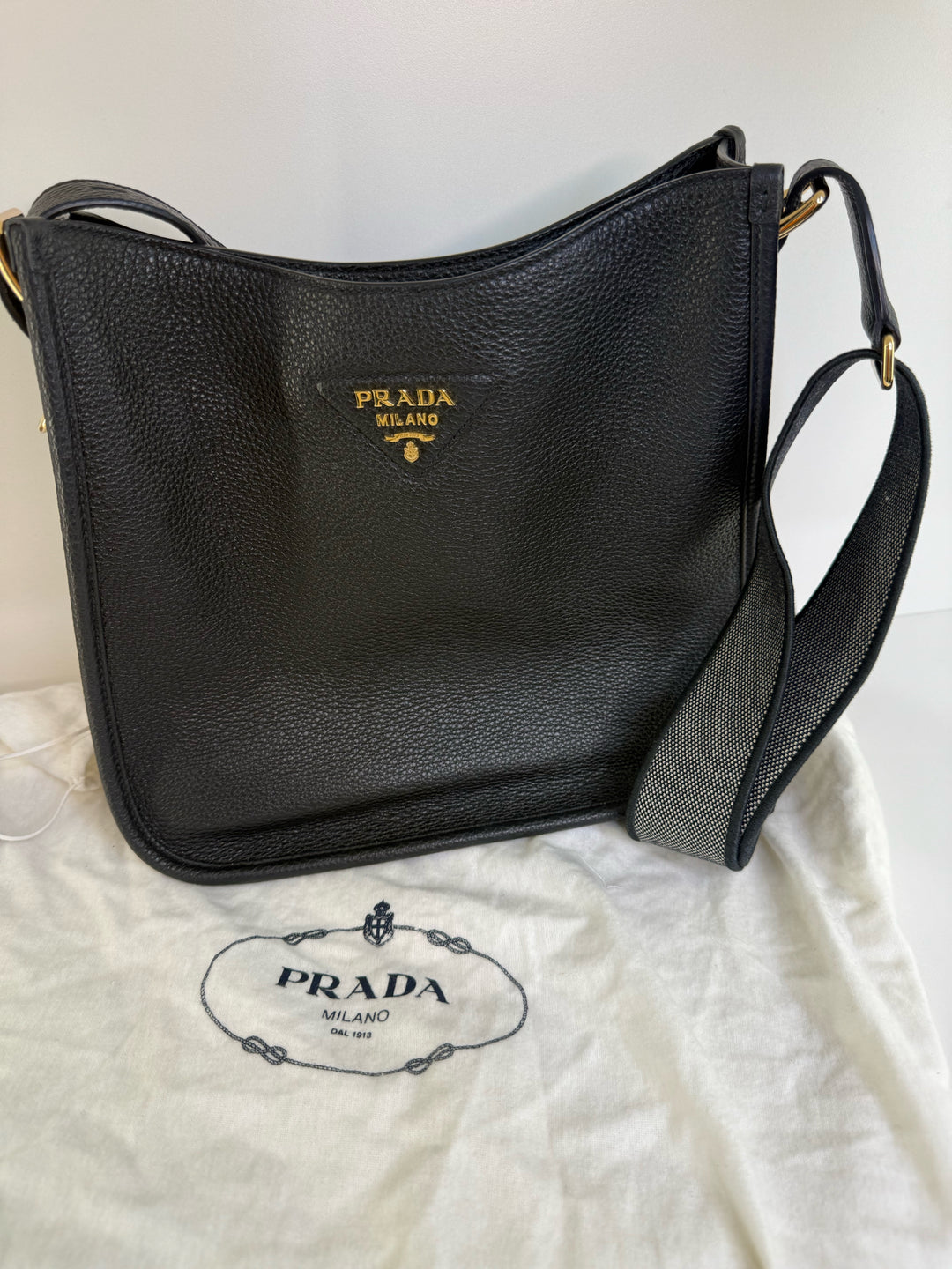 Prada Leather Crossbody Designer Bag