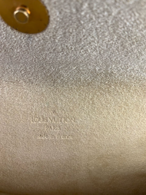 Vintage Louis Vuitton Coated Canvas Brown Mini Poucette Florentine FL0052 Monogram Bag