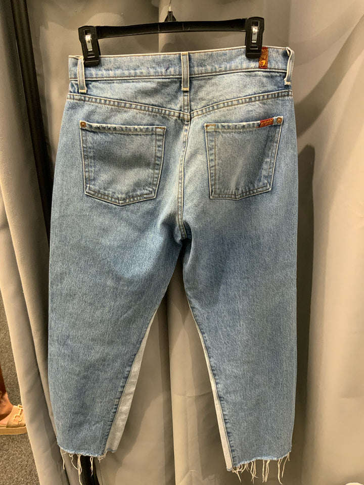 Seven For All Man Kind Wide Leg Jeans Sz 27