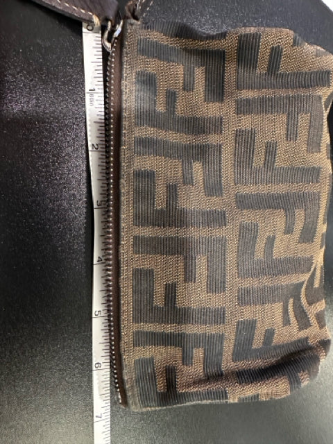 Fendi Fabric Pochette FF Monogram