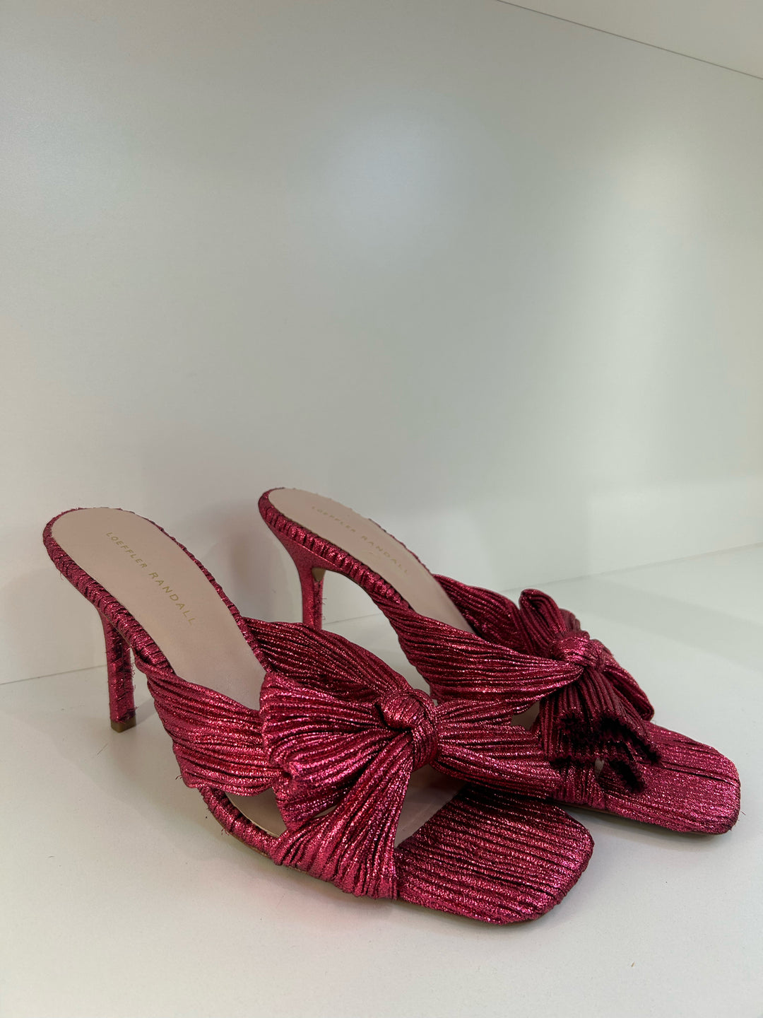 Loeffler Randall Claudia Open Toe Mule Shoes Sz 12