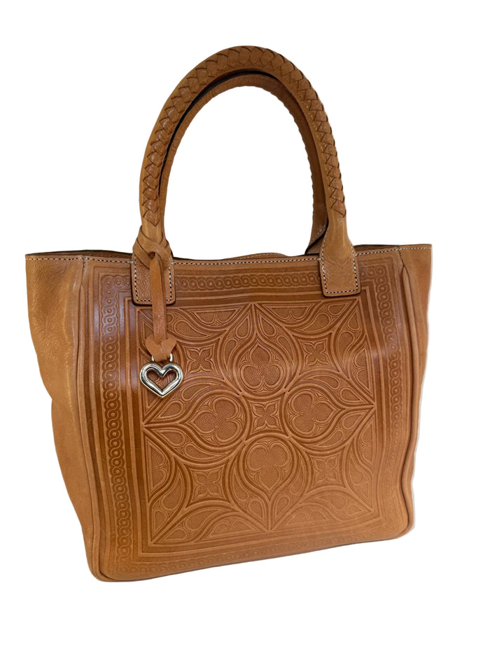 Brighton Embossed Leather Hand Bag