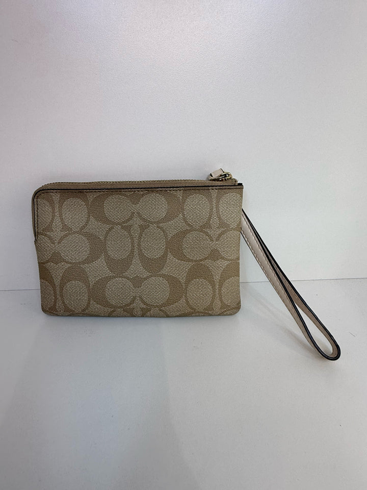 Coach CC Monogram Wristlet