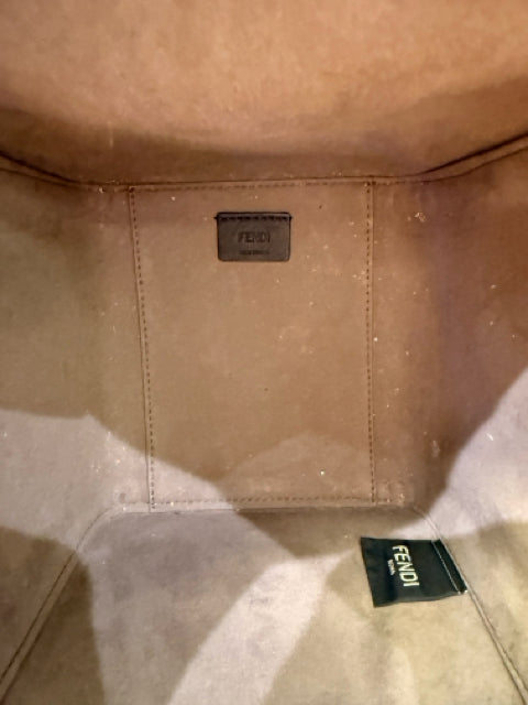 Pre Owned Fendi Mlouye Origami Mini Tote Designer Bag