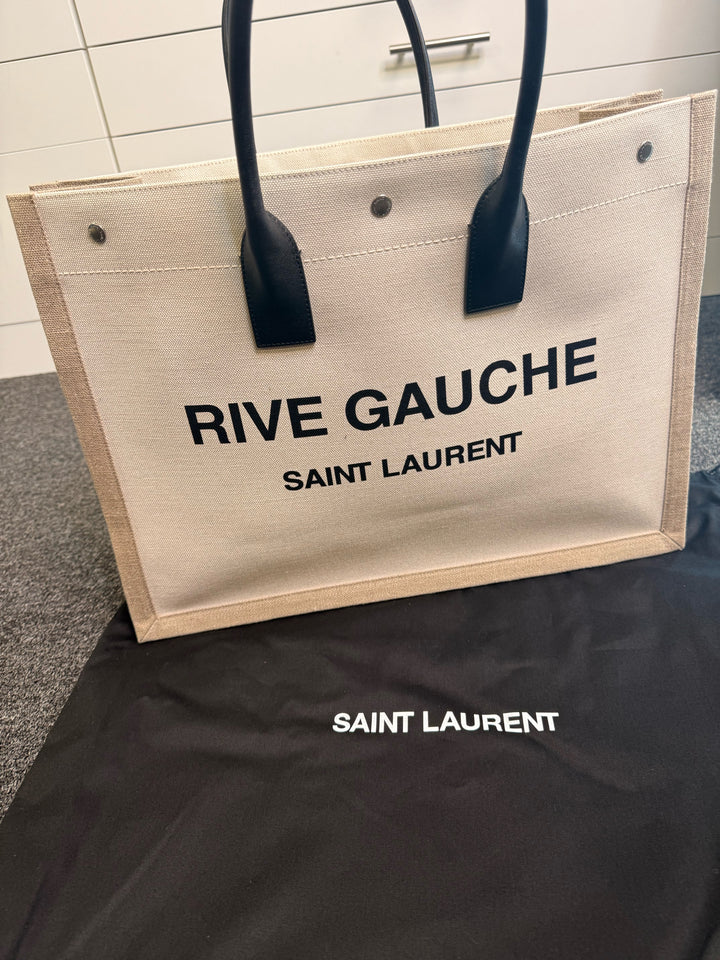 NWT Saint Laurent Large Rive Gauche Tote Bag