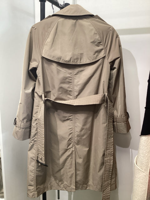 Burberry Sz 2 Tan Trench Raincoat Jacket