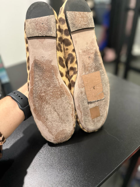 Valentino Garavani Sz 39 Leopard Flat Shoes