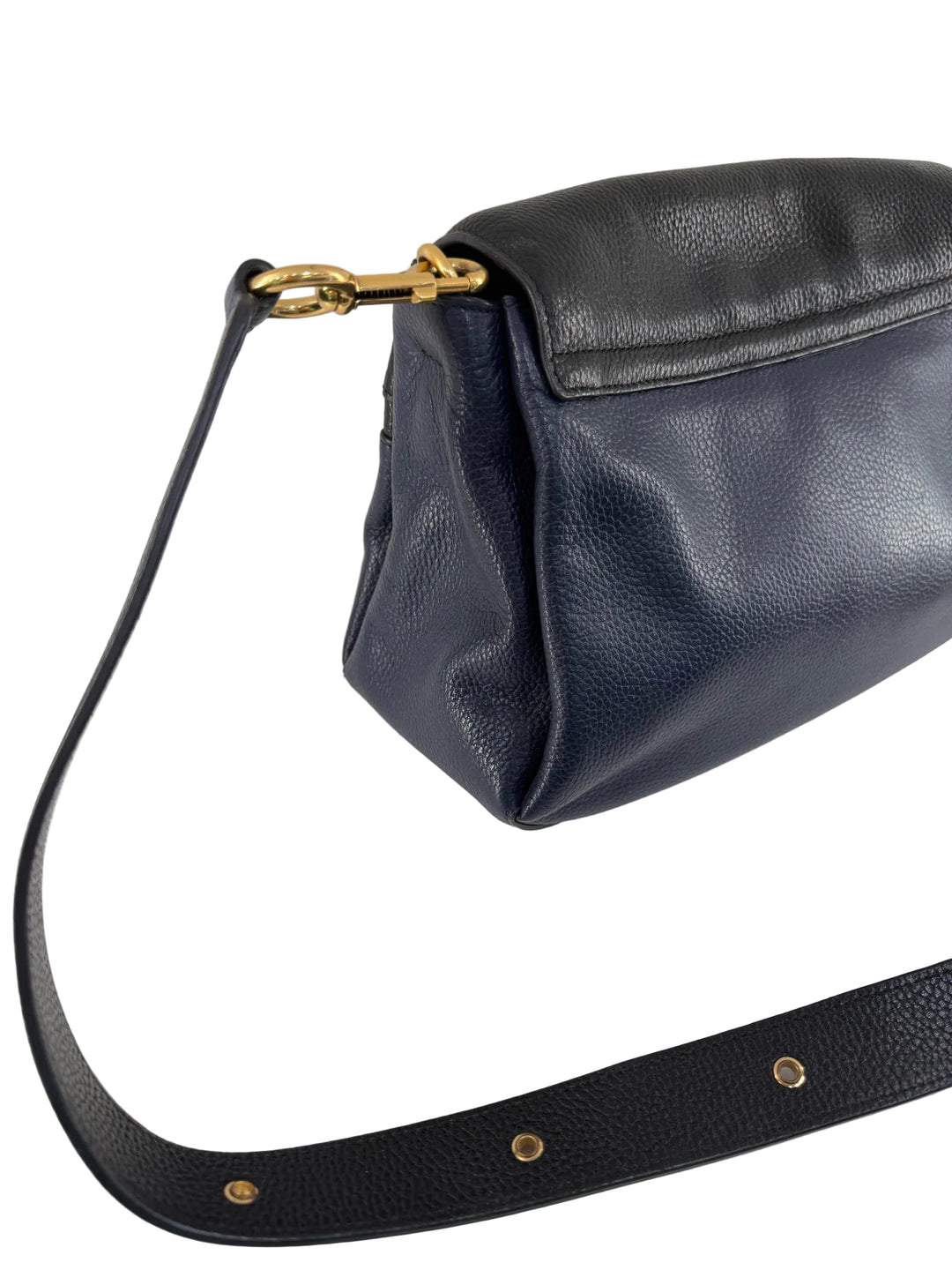 Marc Jacobs Navy & Black Leather Bag
