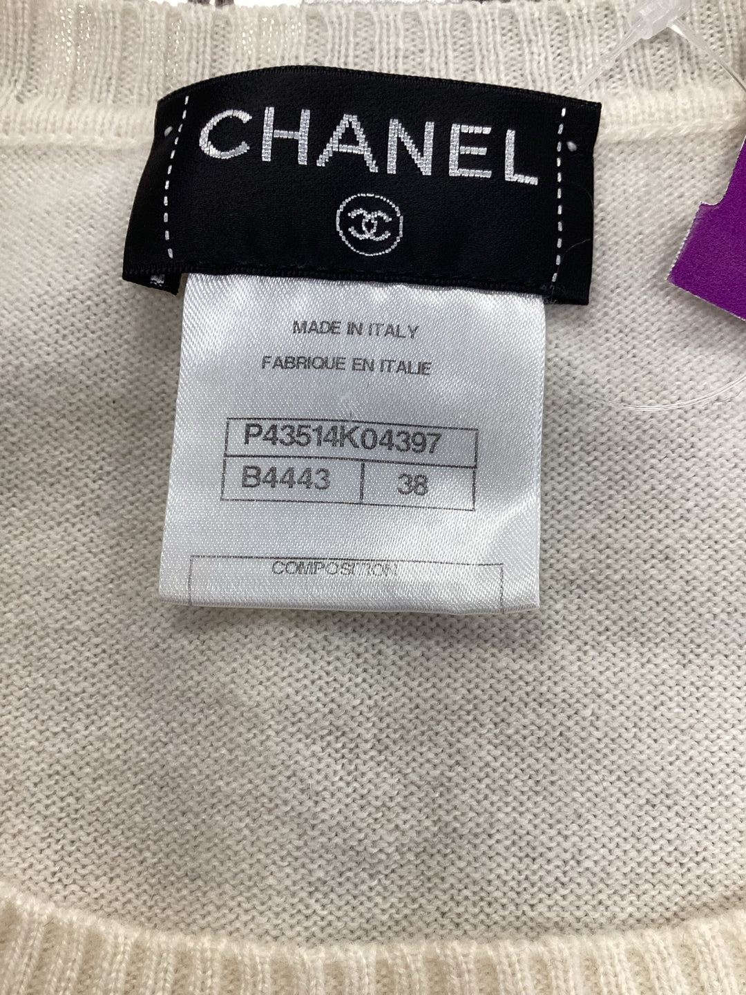 Chanel Cashmere Sweater Vest Size 38