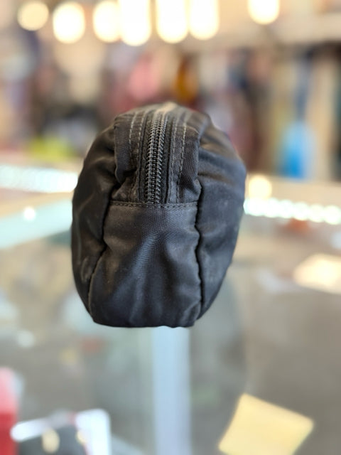 Prada Black Zipper Pouch/Makeup