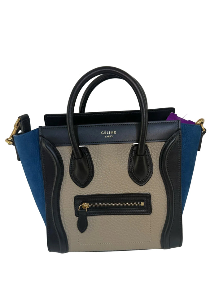 Celine NANO Color Block Designer Bag