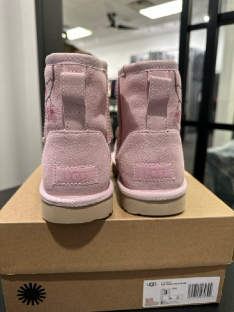 Ugg Sz 3  Euro 35 Pink w/ Mini Blossoms Shoes Boots w/ Box