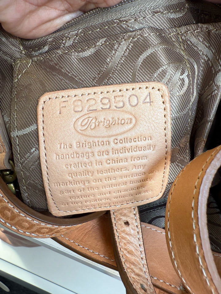 Brighton Embossed Leather Hand Bag