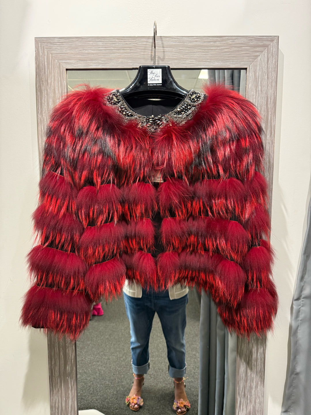NWT Julia & Stella Fox Bolero Jacket Sz L