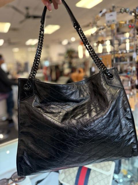 Saint Laurent Black Nikki Tote Designer Bag