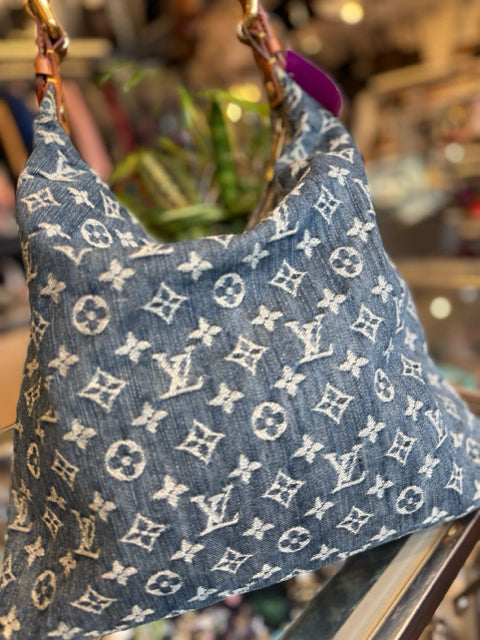Louis Vuitton Denim Monogram Baggy GM