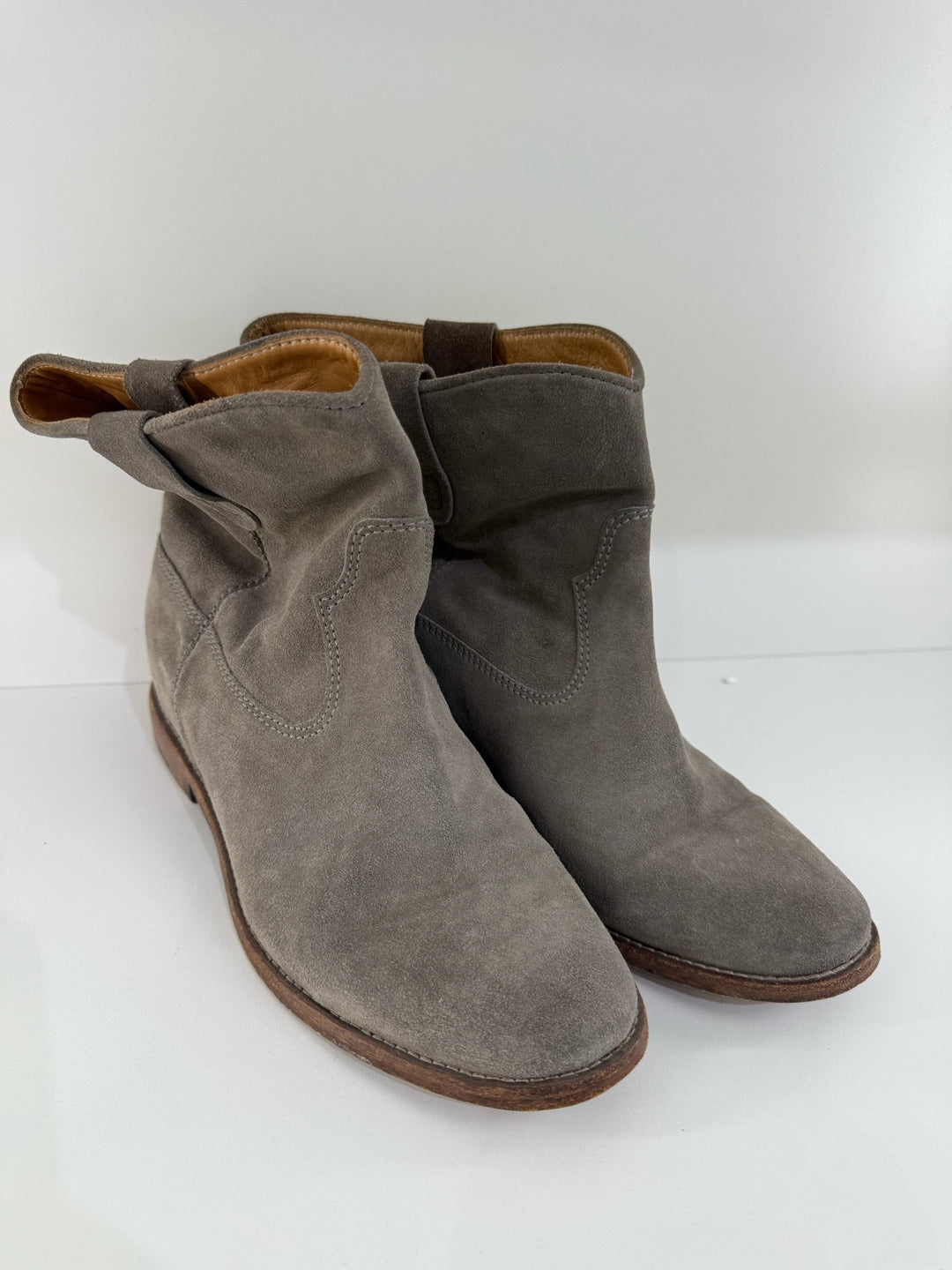 Isabel Marant Suede Grey Boots Sz 40/9.5