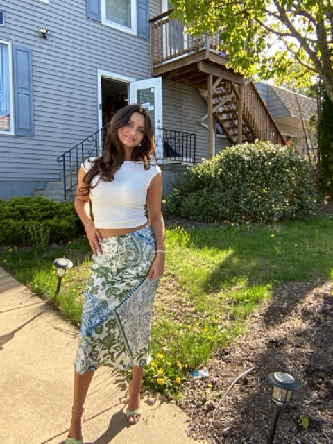 Reformation Crop Top Sz Small