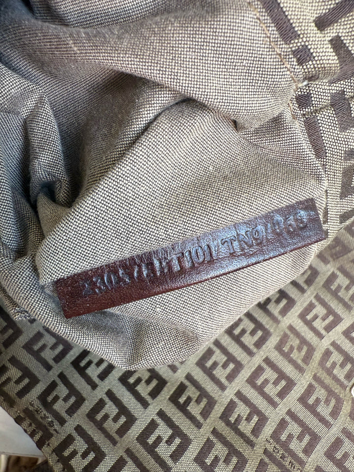 Vintage Fendi Zucca Canvas HANDBAG