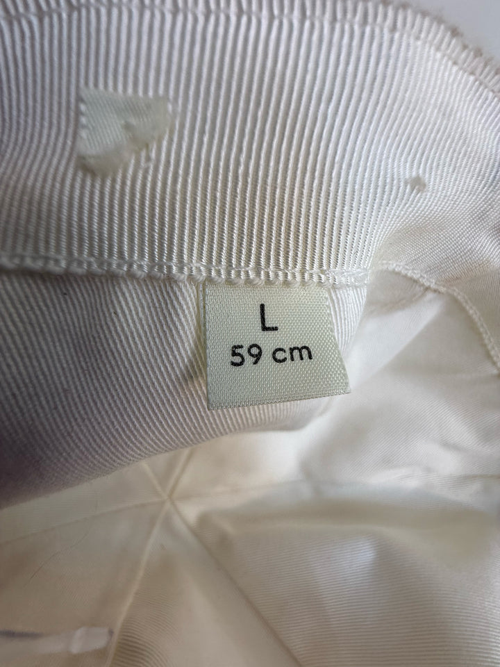 Gucci White Baseball Cap Size L