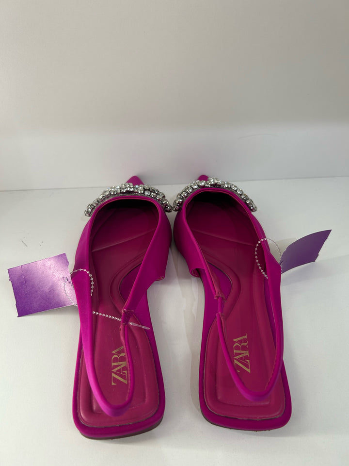 Zara Hot Pink Slingbacks Size 39