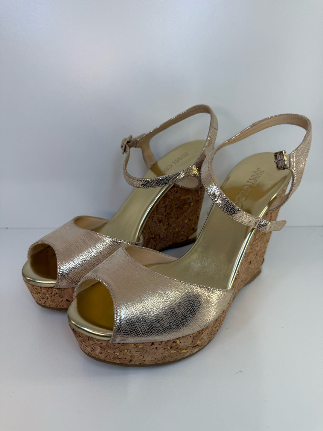 Jimmy Choo Wedge Designer Shoes Sz 10.5