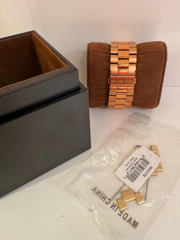 Michael Kors Gold w/ Pink Face Watch
