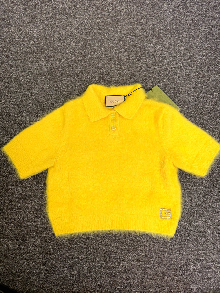 NWT Gucci Cashmere Polo Sweater Sz M