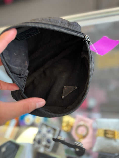 Prada Black Zipper Pouch/Makeup
