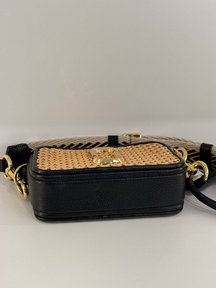 Marc Jacobs Black/Beige Leather Cross Body Bag