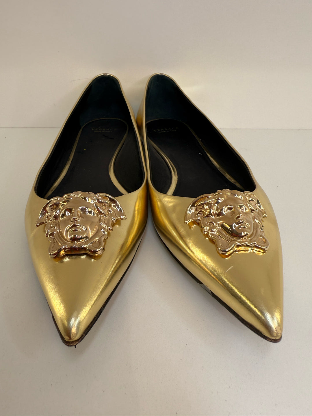 Versace Medusa Head Flats Shoes 38.5