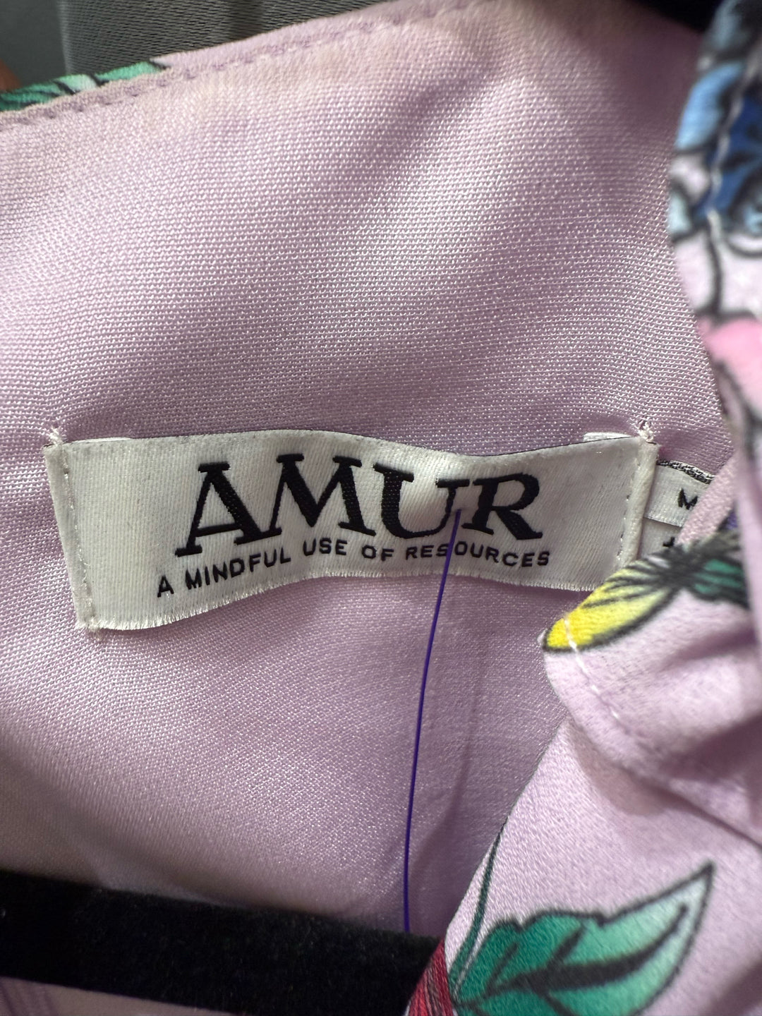 AMUR Floral Print Blouse Sz 10