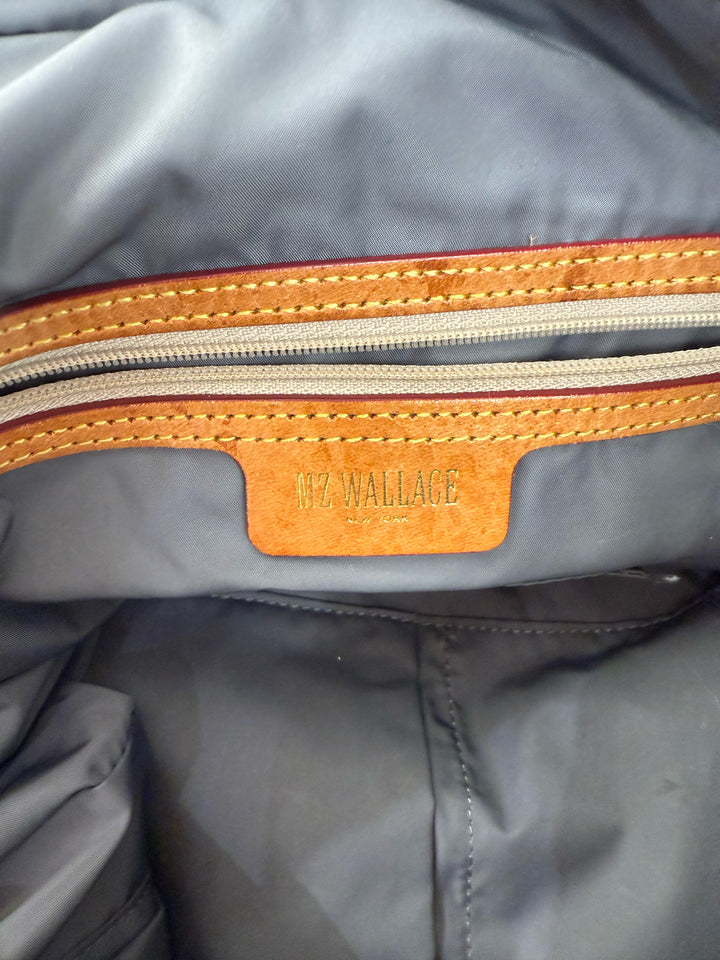 Mz Wallace Grey Tote/Satchel w Cross Body Strap