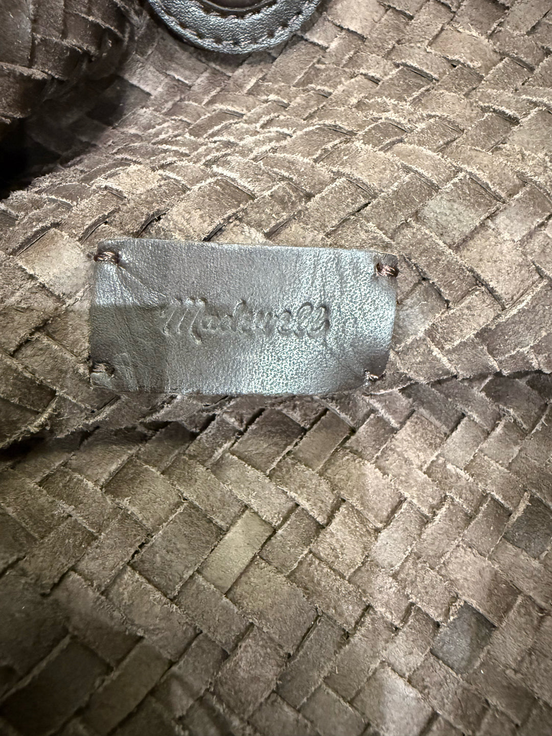 Madewell Woven Leather Shoulder Bag