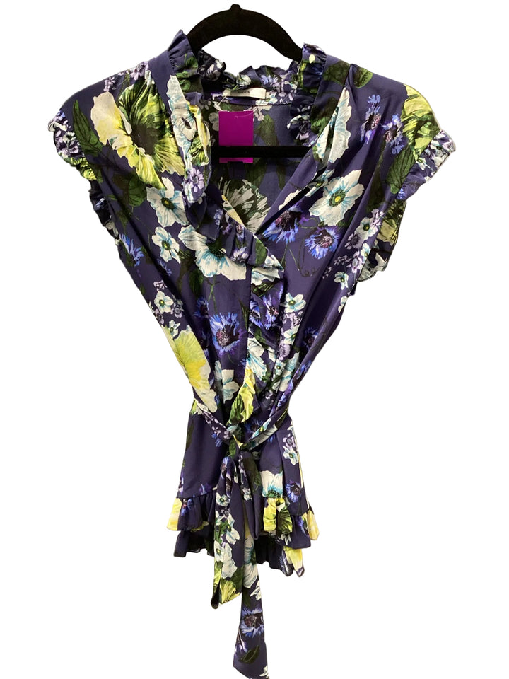 Erdem Ruffle Neck Blouse Sz 6