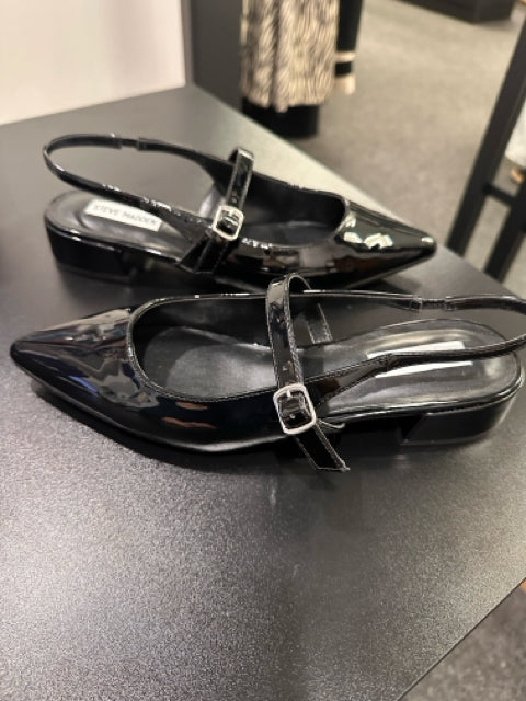 Steve Madden Sz 9 Black Slingbacks Shoes