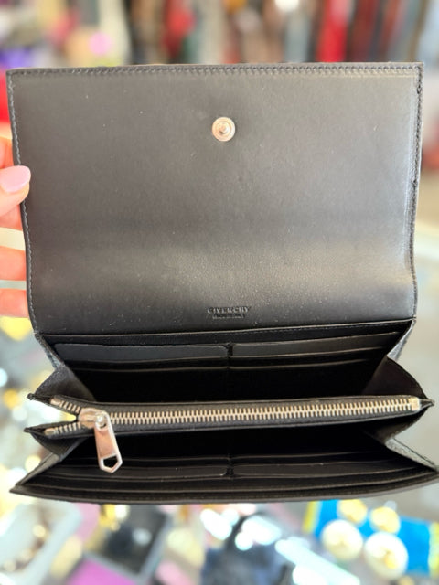 Givenchy Black Leather Wallet