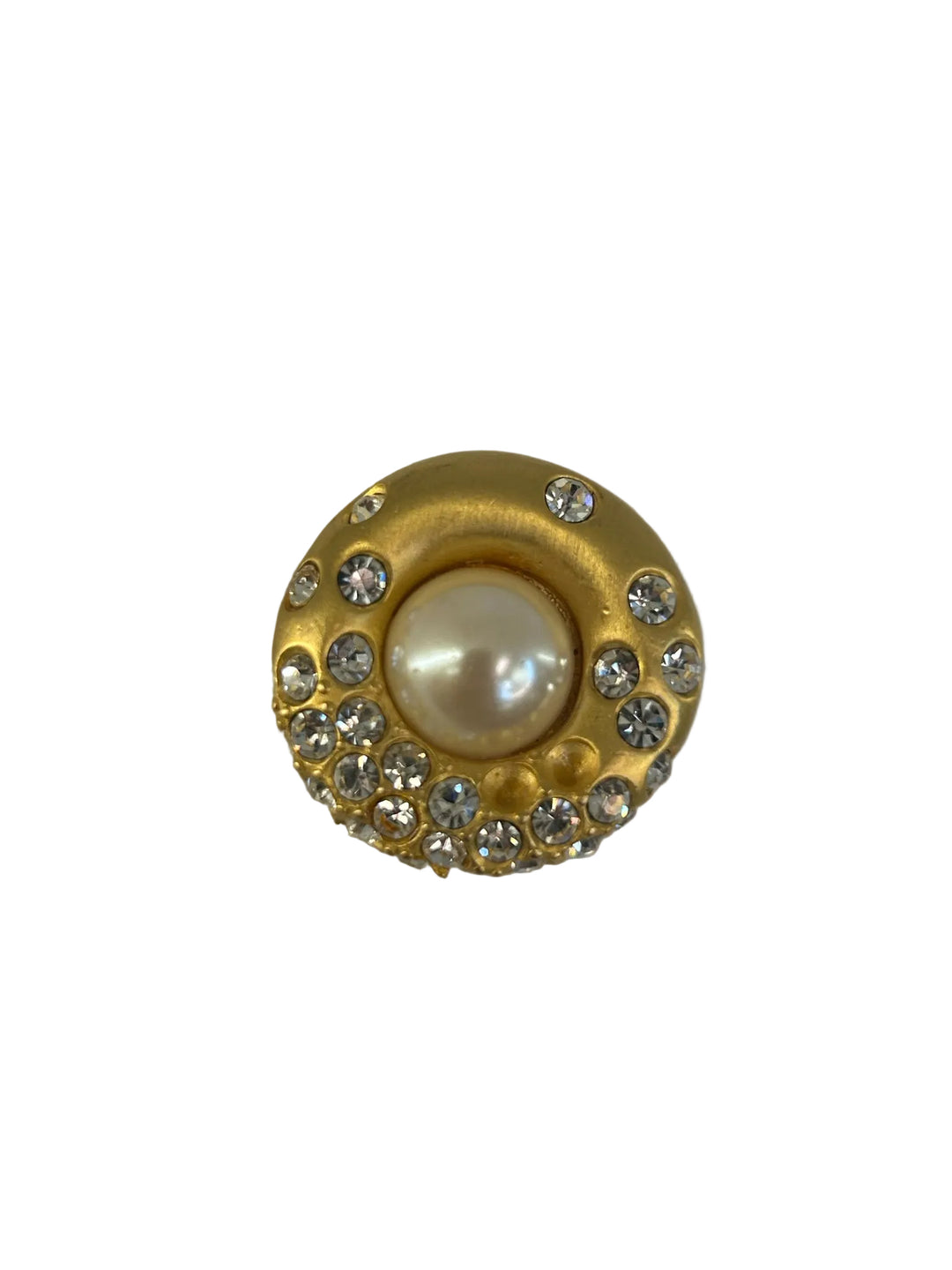 Vintage Givenchy Large Gold Donut Earrings