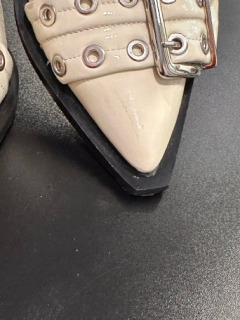 Ganni Sz 37 Off White Shoes w/ Buckles