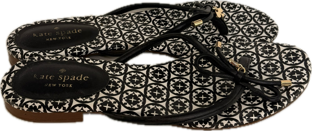 Kate Spade Thong W/ Bow Sandals Sz 9.5