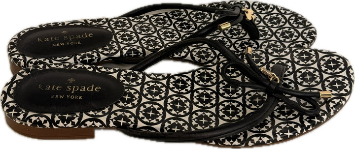 Kate Spade Thong W/ Bow Sandals Sz 9.5